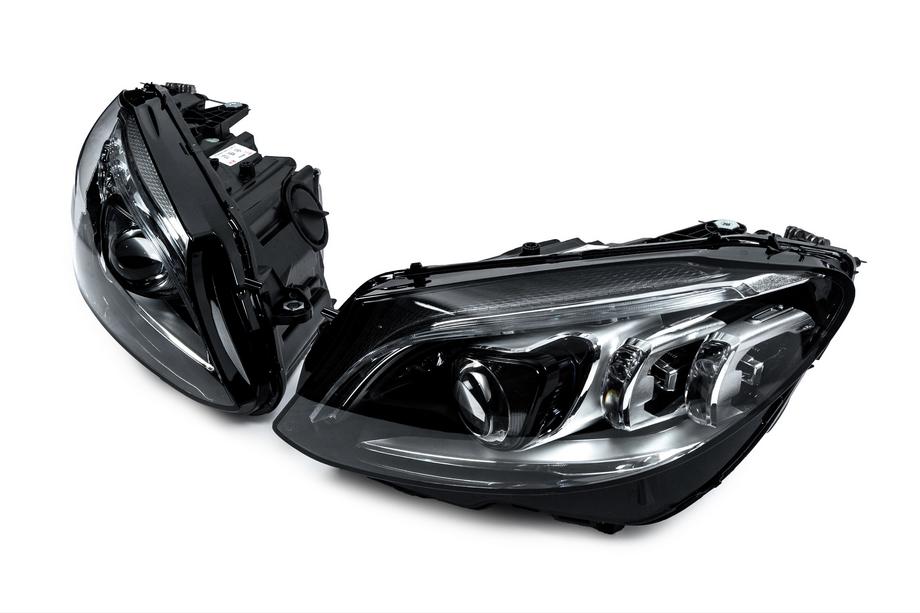 Mercedes C-klasse W205 2014–2021 Forlygter med Full LED-moduler (til LED, 2 stk.) Foto 3