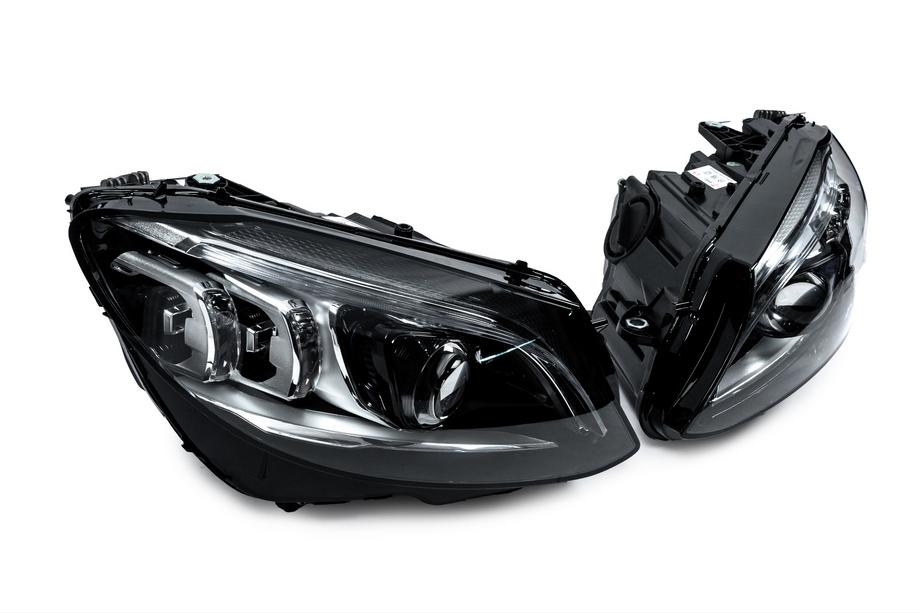 Mercedes C-klasse W205 2014–2021 Forlygter med Full LED-moduler (til LED, 2 stk.) Foto 4