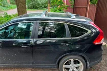 Honda CRV 2012–2016 Tagbøjler (tværstænger) til integrerede tagrælinger OEM (2 stk) foto 2