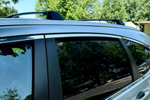 Honda CRV 2012–2016 Tagbøjler (tværstænger) til integrerede tagrælinger OEM (2 stk) Sort foto 6