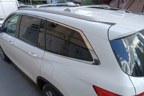 Honda Pilot 2015–2022 Tagbøjler (tværstænger) til integrerede tagrælinger OEM (2 stk) Sort foto 1