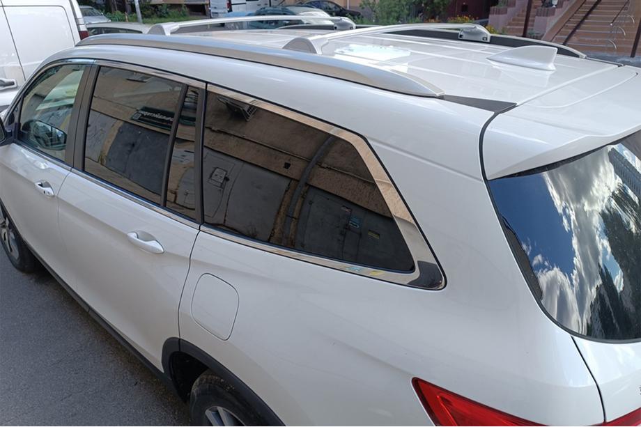 Honda Pilot 2015–2022 Tagbøjler (tværstænger) til integrerede tagrælinger OEM (2 stk) Sort Image