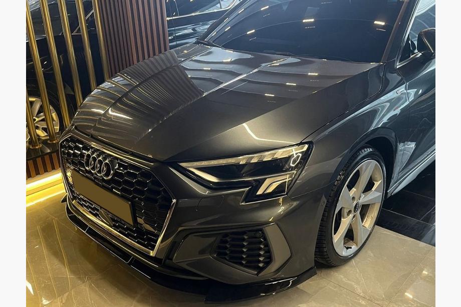 Audi A3 2020– Front læbespoiler EuroCap (Til S-line, 2020-2024, ABS) Foto 2