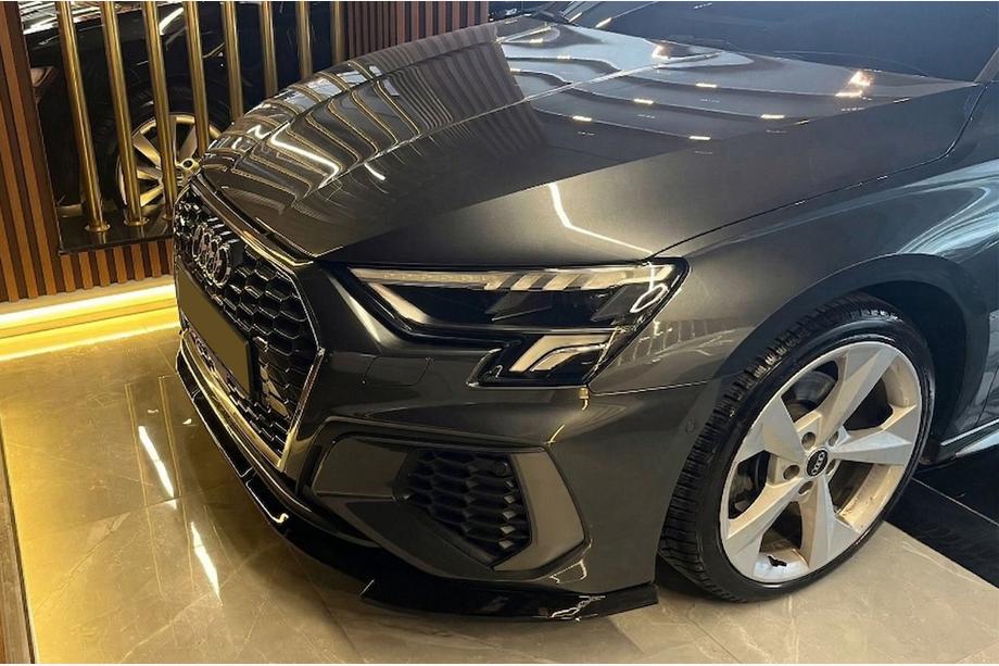 Audi A3 2020– Front læbespoiler EuroCap (Til S-line, 2020-2024, ABS) Foto 3