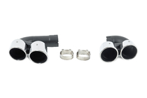 BMW X6 G06 2019–2027 Udstødningstykrør V1 Silver i X6M F96-stil foto 1