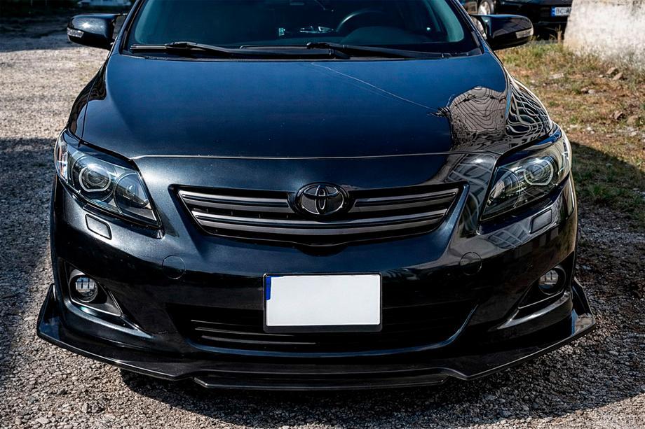 Toyota Camry 2006–2011 Frontlipspoiler Niken Black (ABS) Image