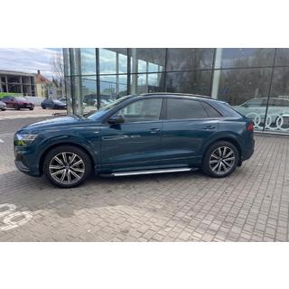 Sidetrin Allmond Grey (2 stk., aluminium) Audi Q8 2018– foto 1