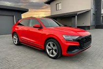 Audi Q8 2018– Sidetrin Maya Red (2 stk., aluminium) foto 3