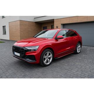 Sidetrin Maya Red (2 stk., aluminium) Audi Q8 2018– foto 1