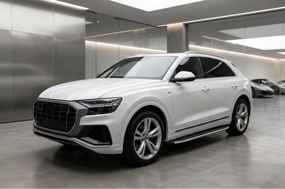 Audi Q8 2018– Sideskørter Maya V2 (2 stk., aluminium) Image