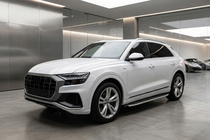 Audi Q8 2018– Sidetrin Fullmond (2 stk., aluminium) foto 1