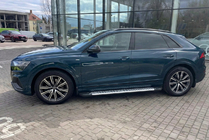 Audi Q8 2018– Sidetrin Line (2 stk., aluminium) foto 1