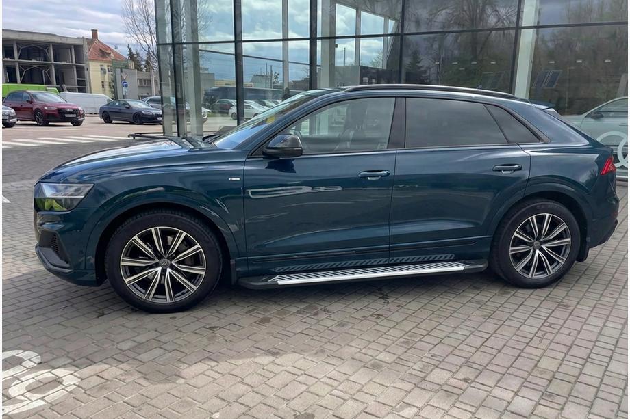 Audi Q8 2018– Sidetrin Line (2 stk., aluminium) Image