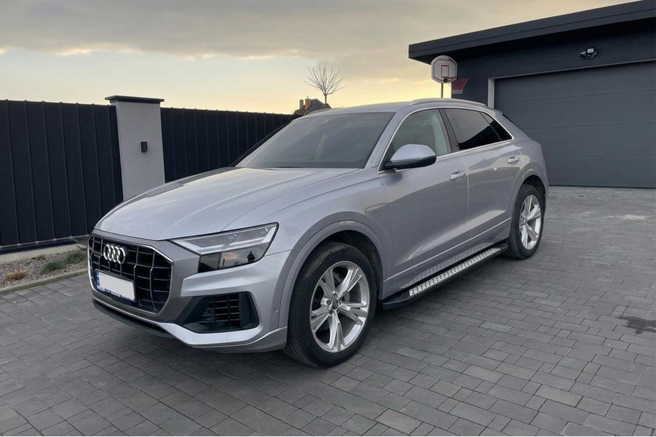 Audi Q8 2018– Sidetrin Vision New Grey (2 stk., aluminium) Image
