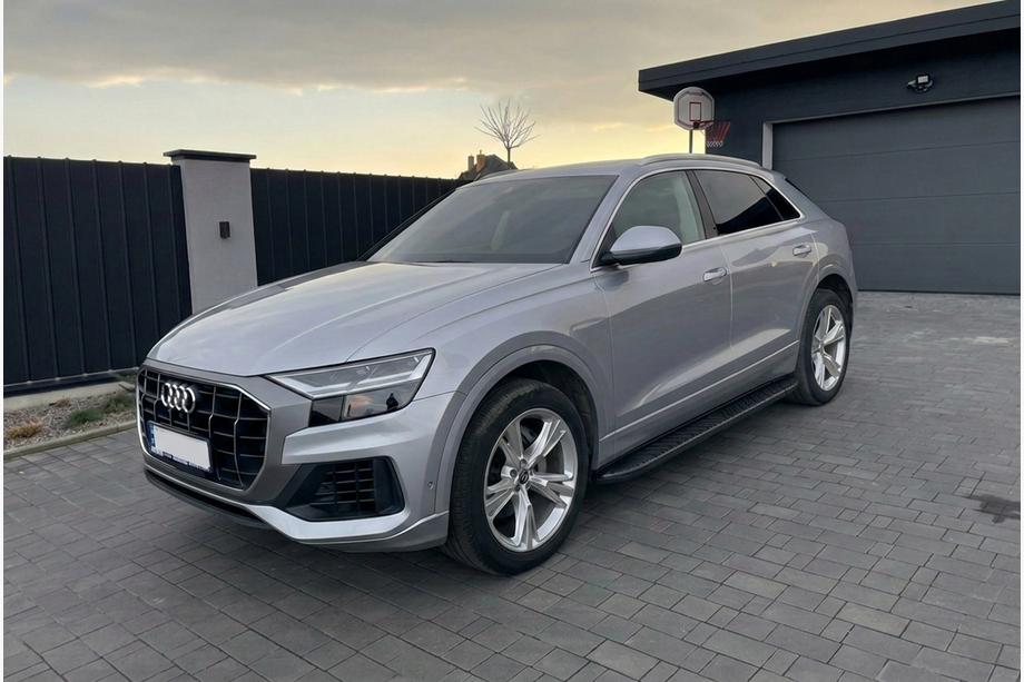 Audi Q8 2018– Sidetrin Bosphorus Black (2 stk., aluminium) Image