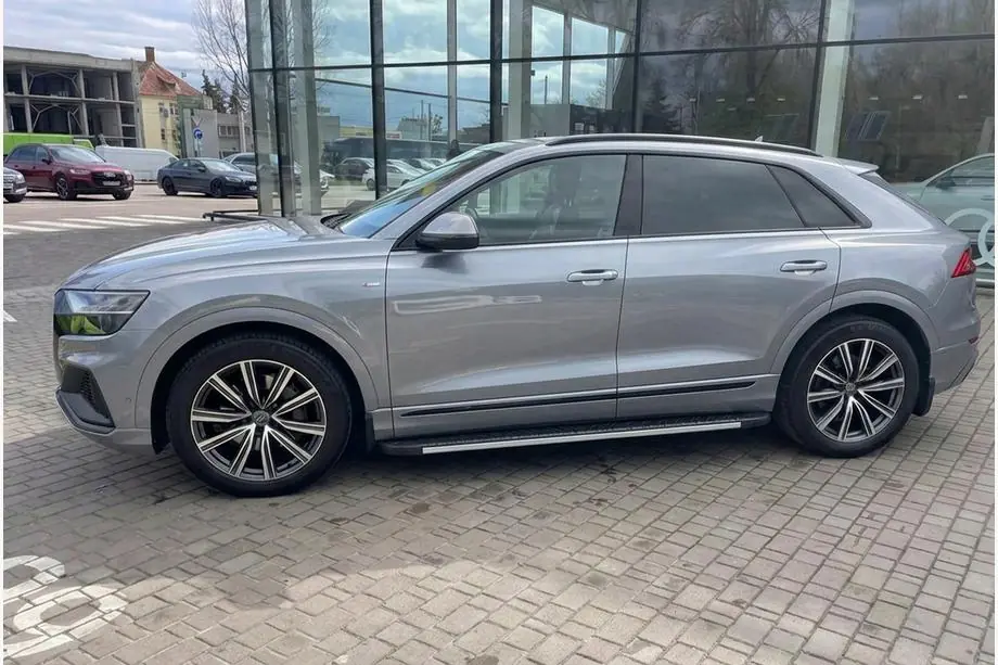 Audi Q8 2018– Bosphorus Grey sidetrin (2 stk., aluminium) Image