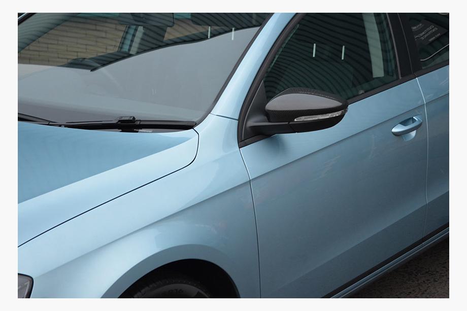 Volkswagen Jetta 2011–2018 Spejlkåber (2 stk., ægte carbon) Foto 12