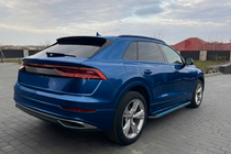 Audi Q8 2018– Maya Blue sidetrin (2 stk., aluminium) foto 1
