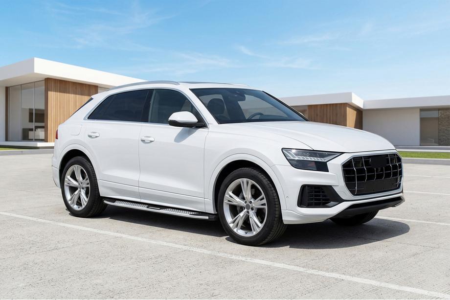 Audi Q8 2018– Mevsim Grey sidetrin (2 stk., aluminium) Image