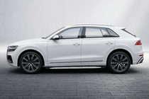 Audi Q8 2018– Sidetrin Shining V1 (2 stk., aluminium) foto 1