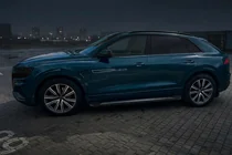 Audi Q8 2018– Sidetrin Vision New Black (2 stk., aluminium) foto 3
