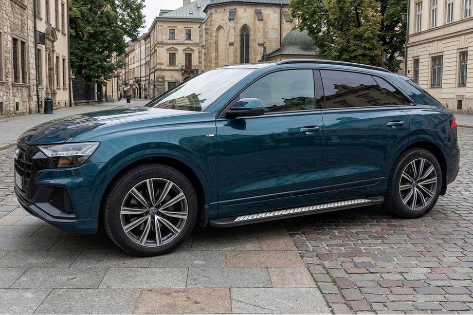 Audi Q8 2018– Sidetrin Vision New Black (2 stk., aluminium) Image