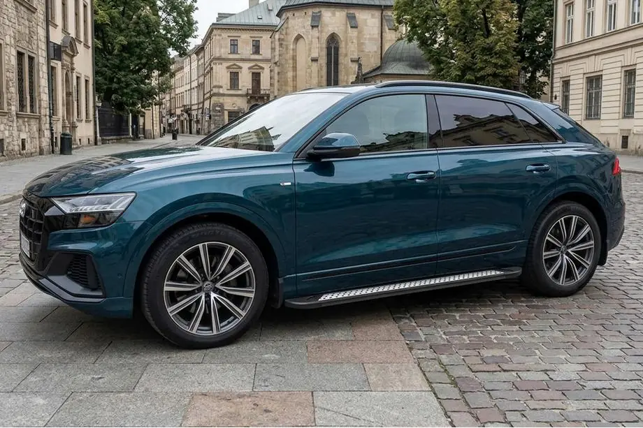 Audi Q8 2018– Sidetrin Vision New Black (2 stk., aluminium) Image