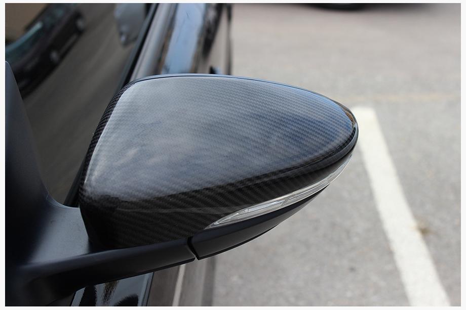 Volkswagen Passat CC 2008–2017 Spejlkåber (2 stk., ægte carbon) Foto 8