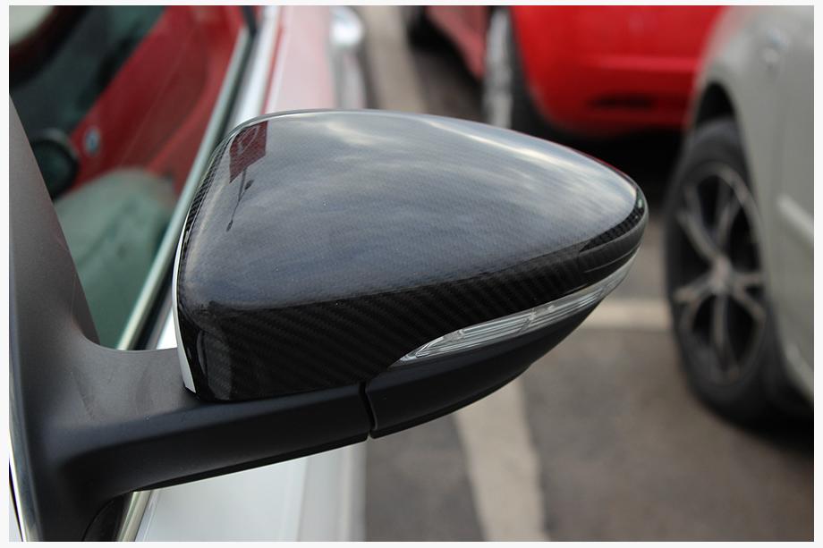 Volkswagen Passat CC 2008–2017 Spejlkåber (2 stk., ægte carbon) Foto 9