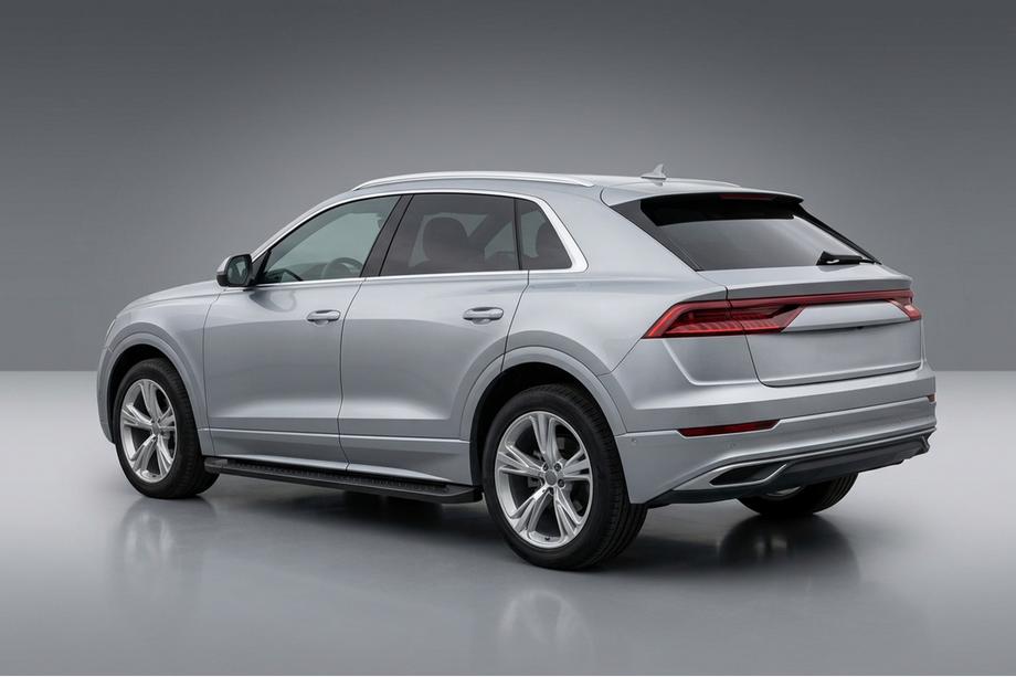 Audi Q8 2018– Allmond Black sidetrin (2 stk., aluminium) Image