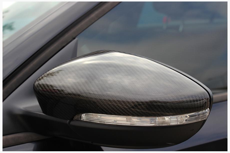 Volkswagen Scirocco 2008–2017 Spejlkåber (2 stk., ægte carbon) Foto 6