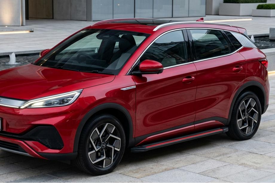 BYD Atto 3 2021– Sidetrin Maya Red (2 stk., aluminium) Image