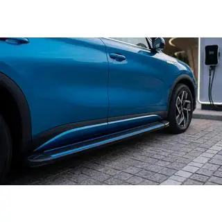 Maya Blue sidetrin (2 stk., aluminium) foto 1