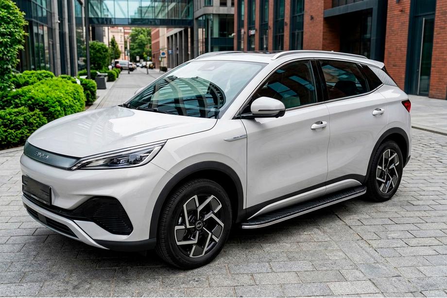 BYD Atto 3 2021– Bosphorus Grey sidetrin (2 stk., aluminium) Image