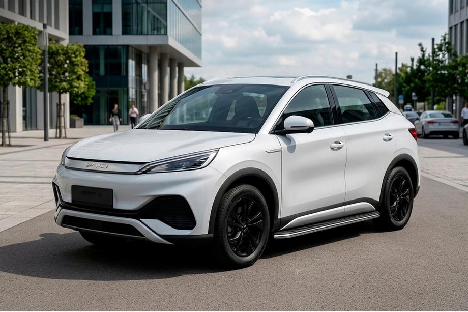 BYD Atto 3 2021– Maydos V1 sidetrin (2 stk., aluminium ↗ rustfrit stål) Image