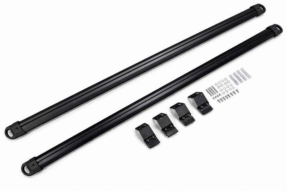 Jeep Grand Cherokee WK2 2010–2021 Tagbøjler – tværstænger til integrerede tagrælinger OEM V1 (2 stk.) Sort Foto 12