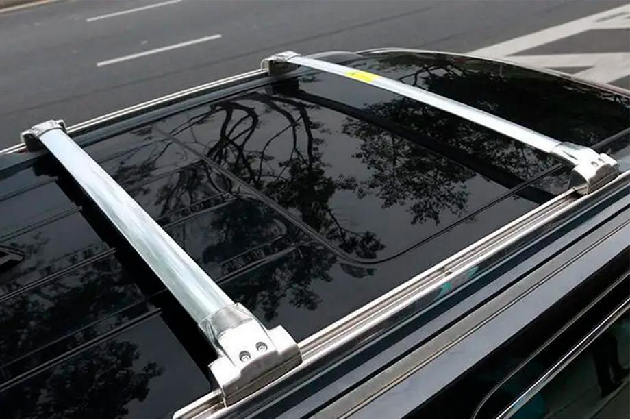Jeep Grand Cherokee WK2 2010–2021 Tagbøjler – tværstænger til integrerede tagrælinger OEM V1 (2 stk.) Sort Foto 8