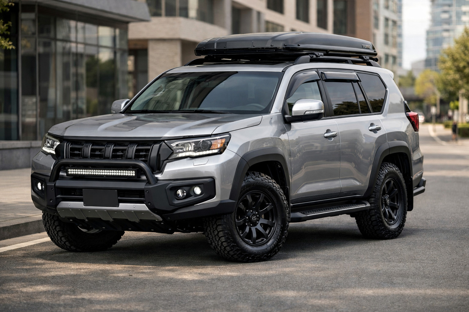 Første opgradering af Toyota Land Cruiser Prado 250 til byen