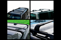 Land Rover Discovery III 2004–2009 Tagbøjler (tværstænger) til integrerede tagrælinger OEM (2 stk) Sort foto 4