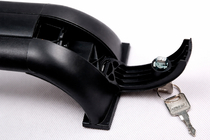 Land Rover Discovery III 2004–2009 Tagbøjler (tværstænger) til integrerede tagrælinger OEM (2 stk) Sort foto 8