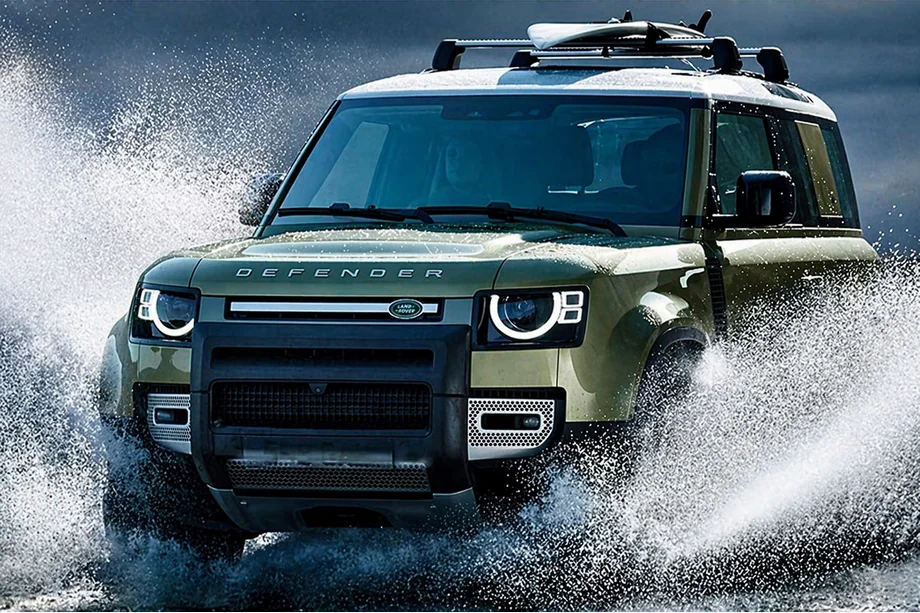 Land Rover Defender 2019– Tagbøjler (tværstænger) til integrerede tagrælinger OEM (2 stk) Foto 1