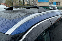 Nissan X-trail T33/Rogue 2022– Tagbøjler (tværstænger) til integrerede tagrælinger OEM (2 stk) Sort foto 8