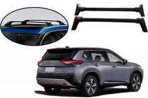 Nissan X-trail T33/Rogue 2022– Tagbøjler (tværstænger) til integrerede tagrælinger OEM (2 stk) Sort foto 11