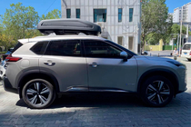 Nissan X-trail T33/Rogue 2022– Tagbøjler (tværstænger) til integrerede tagrælinger OEM (2 stk) Sort foto 5