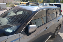 Nissan X-trail T33/Rogue 2022– Tagbøjler (tværstænger) til integrerede tagrælinger OEM (2 stk) Sort foto 27