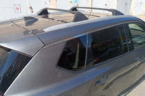 Nissan X-trail T33/Rogue 2022– Tagbøjler (tværstænger) til integrerede tagrælinger OEM (2 stk) Sort foto 29
