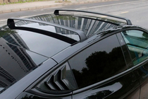 Tesla Model 3 2017– Tagbøjler til originale monteringspunkter, låsbare OEM (2 stk.) foto 1
