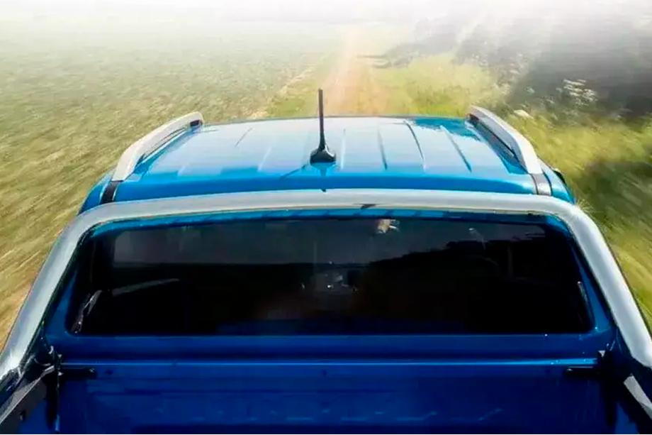 Volkswagen Amarok 2022– OEM tagrælinger grå (ABS-plast, montering med lim) Foto 5