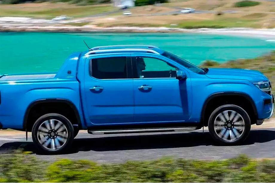 Volkswagen Amarok 2022– OEM tagrælinger grå (ABS-plast, montering med lim) Foto 4