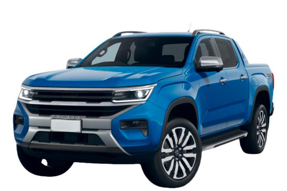 Volkswagen Amarok 2022– OEM tagrælinger grå (ABS-plast, montering med lim) Foto 7